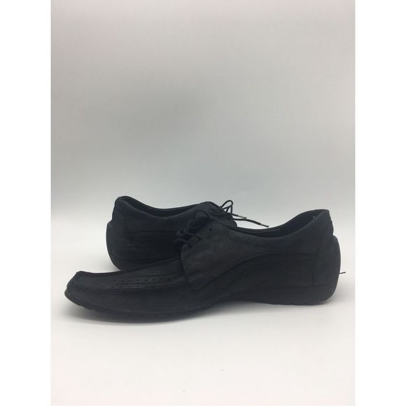 Faro Style  Dress Shoe genuine leather loafers Black Size 42 8 Pre Owned main image 4